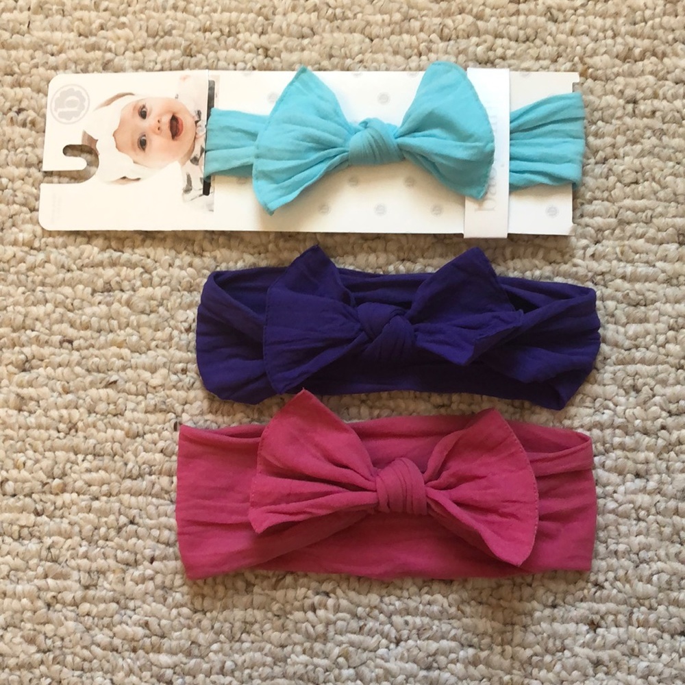 Set of 3 Baby Bling Bows